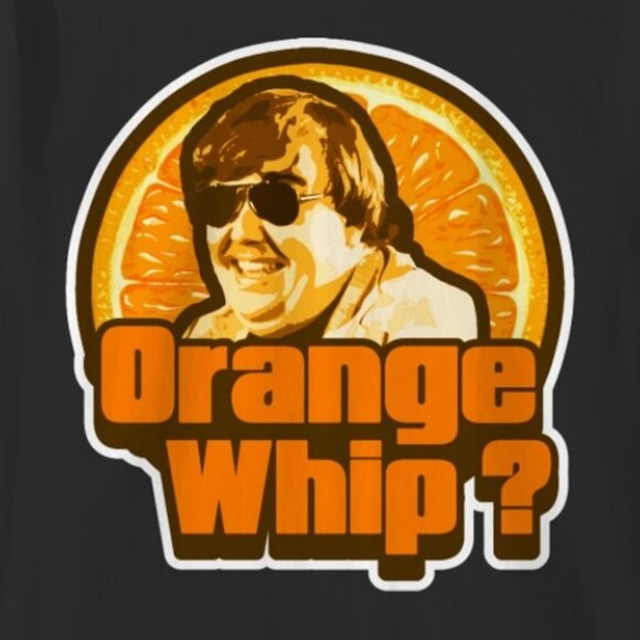 Orange Whip Blues Brothers Comedy Movie Classic Retro Fan Graphic T-Shirt 159 - Picture 2 of 5